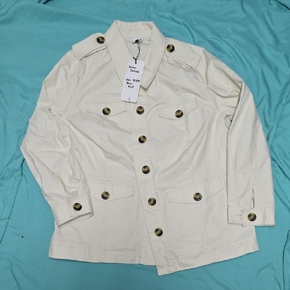 CAbi Bone Button-Up Jacket